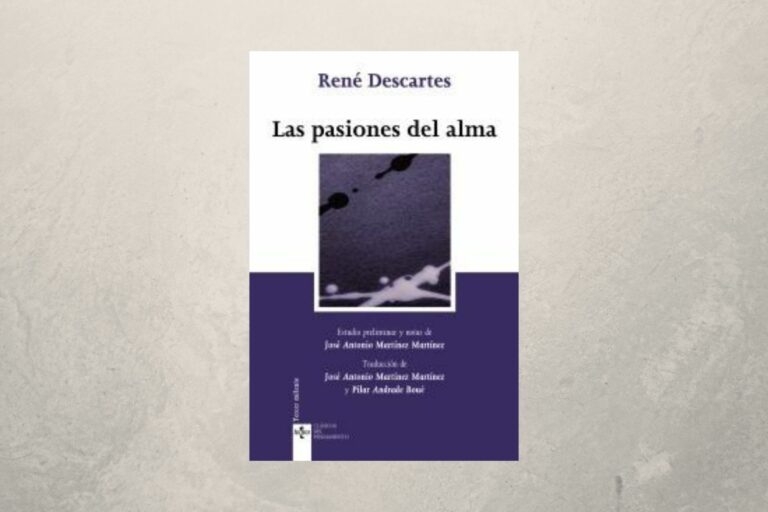 Portada de Las pasiones del alma