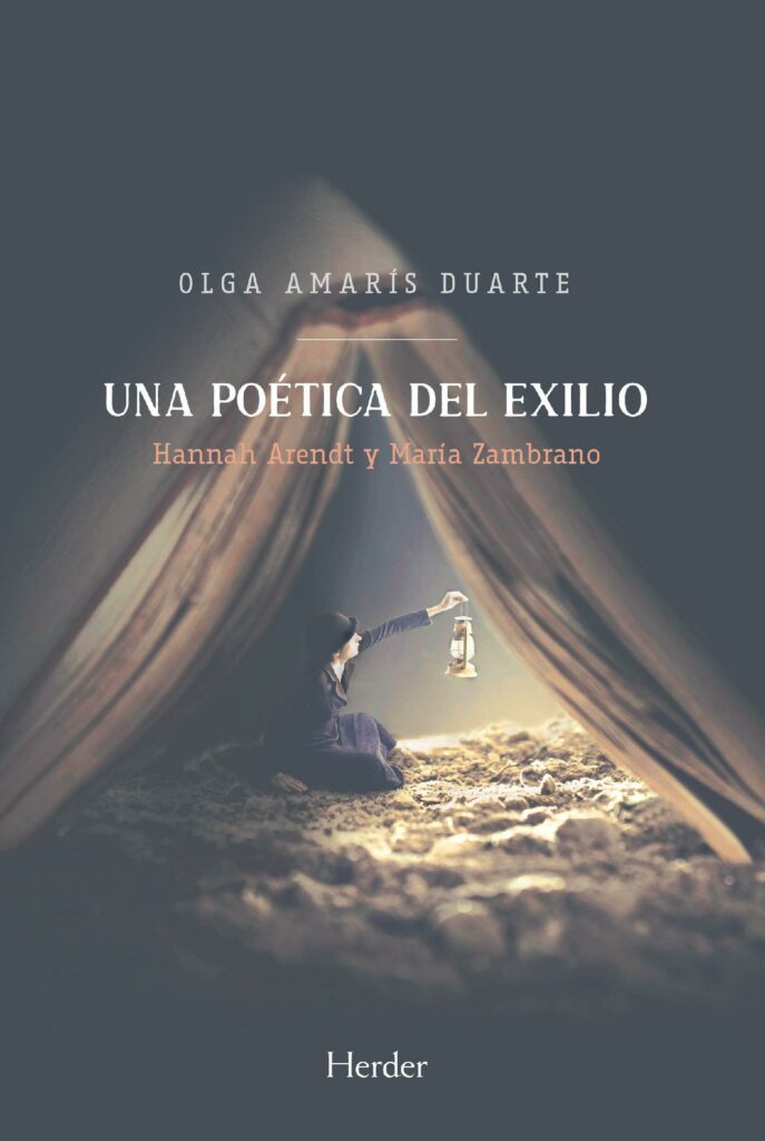 Portada de "Una poética del exilio" de Olga Amarís Duarte