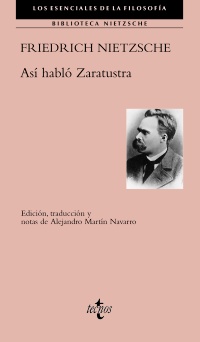 Portada Así habló Zaratustra de Nietzsche en Editorial Tecnos